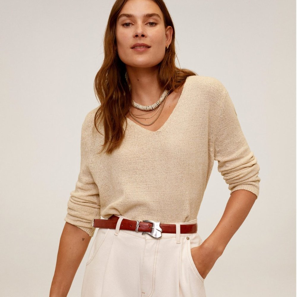 Mango fine knit sweater